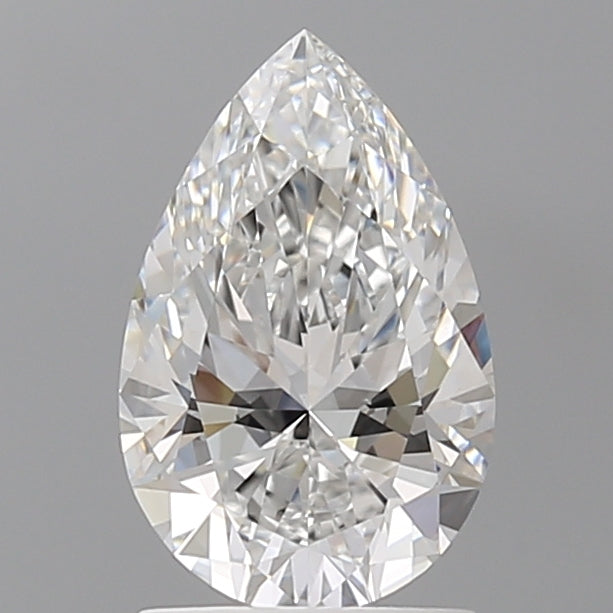 1.60 Carat Pear Shaped, Ideal Cut, E Color, VVS2 Clarity, IGI Certified Lab Grown Diamond