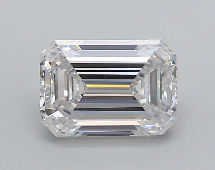 2.02 Carat Emerald Shaped, Very Good Cut, E Color, VVS2 Clarity, IGI Certified Lab Grown Diamond