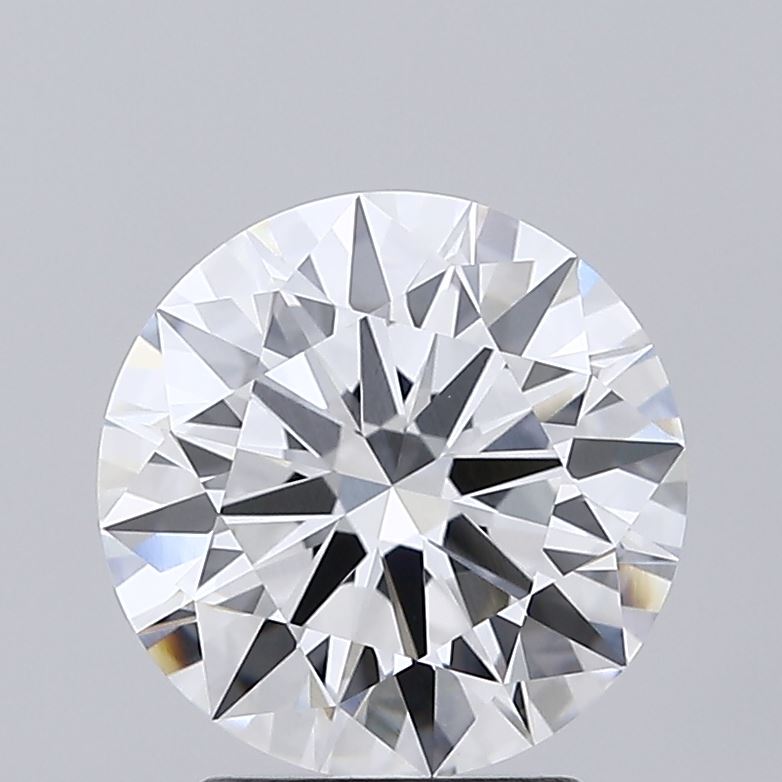 2.35 Carat Round Shaped, Ideal Cut, E Color, VVS2 Clarity, IGI Certified Lab Grown Diamond