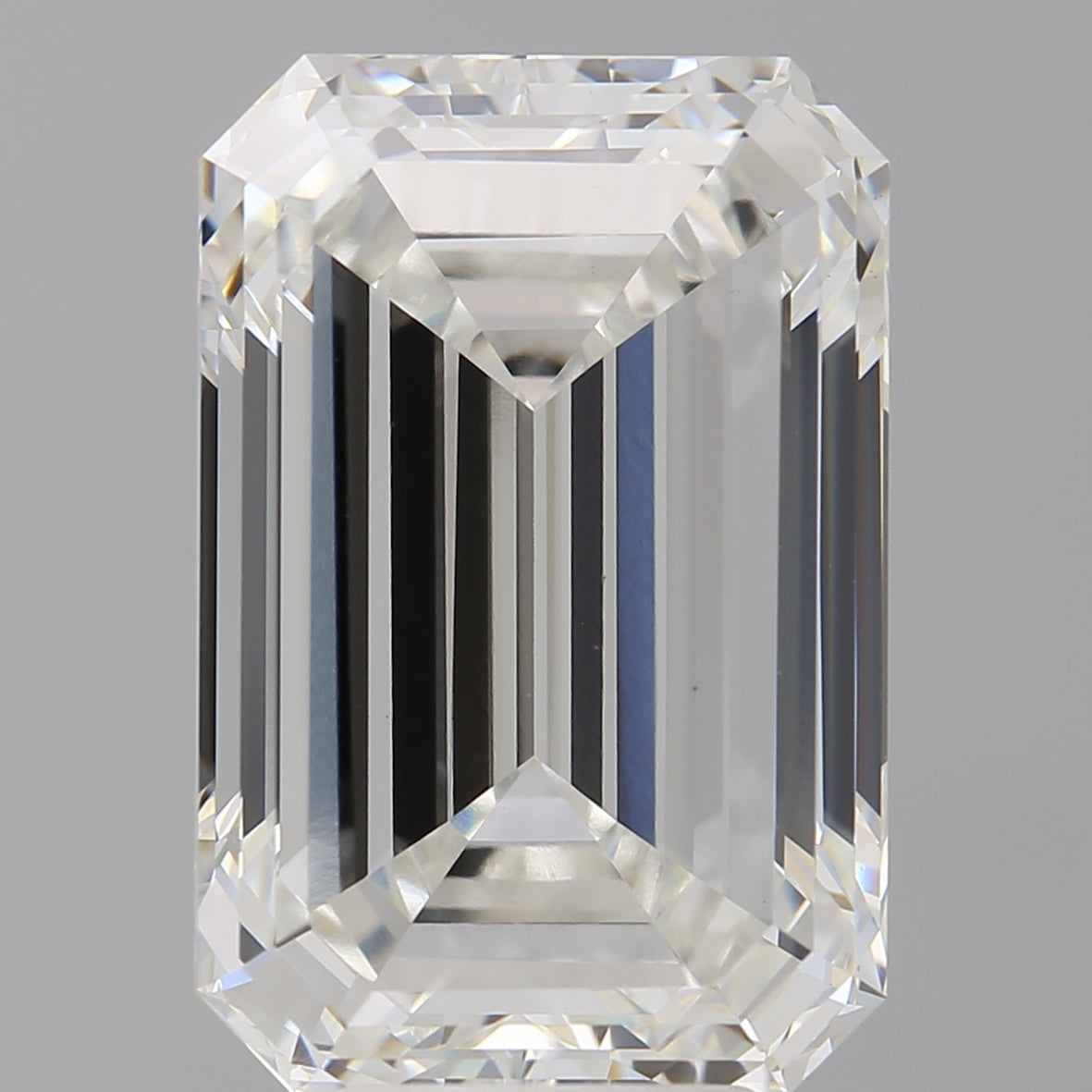 7.05 Carat Emerald Shaped, Ideal Cut, F Color, VVS2 Clarity, IGI Certified Lab Grown Diamond