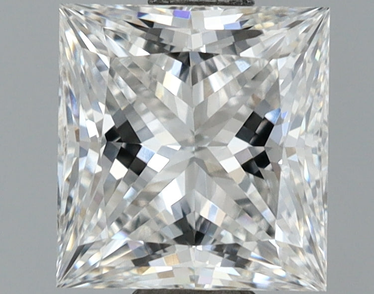 1.40 Carat Princess Shaped, Ideal Cut, E Color, VVS2 Clarity, IGI Certified Lab Grown Diamond