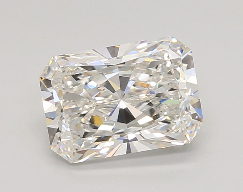 2.06 Carat Radiant Shaped, Ideal Cut, E Color, VVS1 Clarity, IGI Certified Lab Grown Diamond
