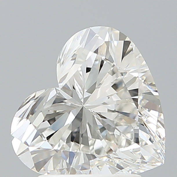 2.28 Carat Heart Shaped, Ideal Cut, F Color, VVS1 Clarity, IGI Certified Lab Grown Diamond