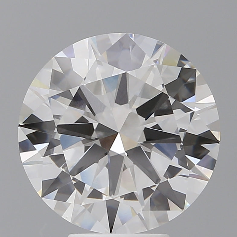 6.01 Carat Round Shaped, Excellent Cut, F Color, VS1 Clarity, IGI Certified Lab Grown Diamond