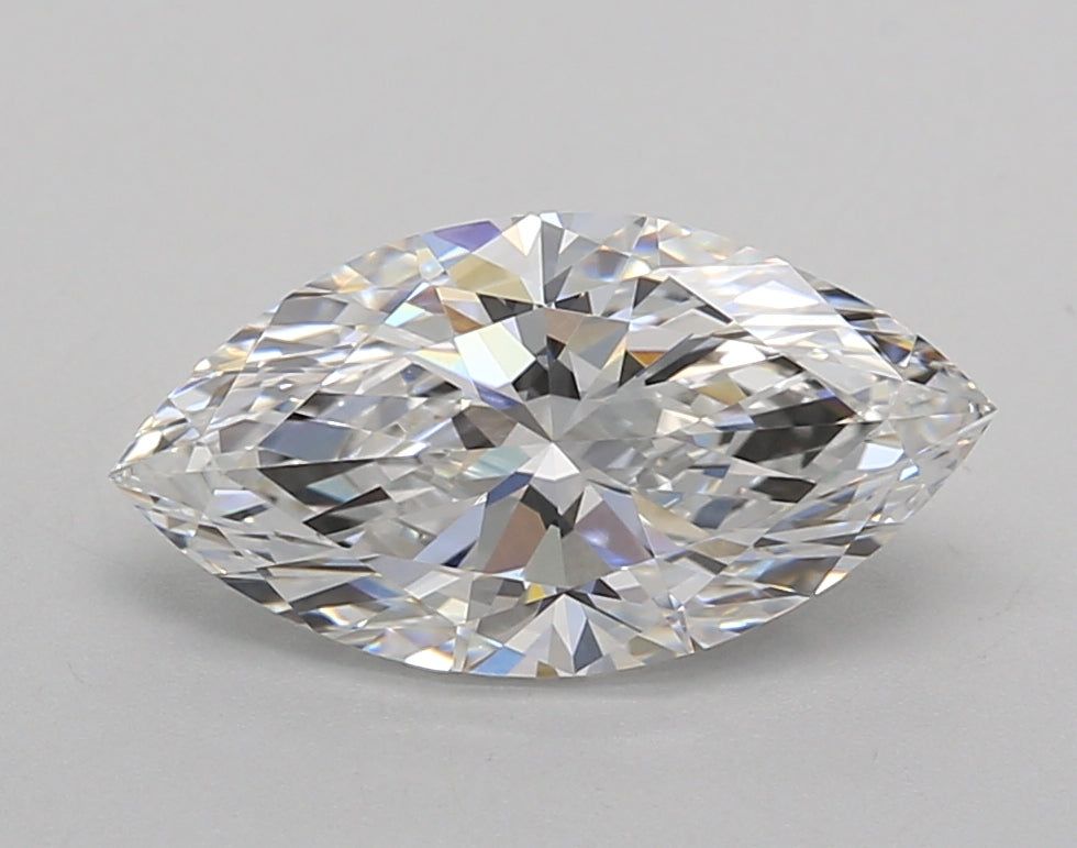 2.02 Carat Marquise Shaped, Excellent Cut, D Color, VVS2 Clarity, IGI Certified Lab Grown Diamond