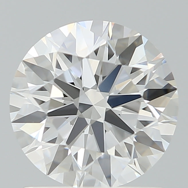1.35 Carat Round Shaped, Ideal Cut, D Color, VVS2 Clarity, IGI Certified Lab Grown Diamond