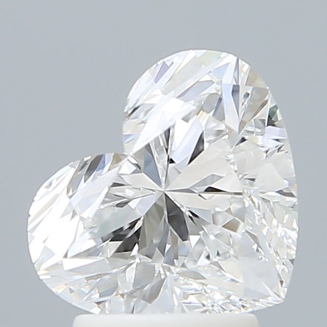 2.71 Carat Heart Shaped, Ideal Cut, D Color, VVS2 Clarity, IGI Certified Lab Grown Diamond