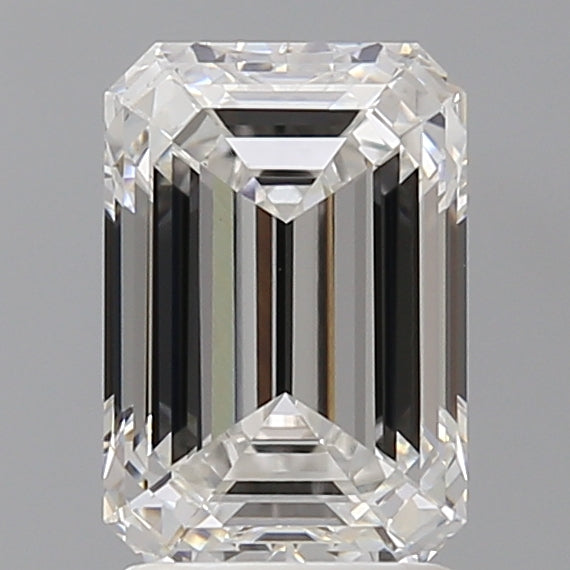 2.59 Carat Emerald Shaped, Ideal Cut, F Color, VS1 Clarity, IGI Certified Lab Grown Diamond
