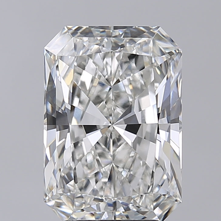 4.02 Carat Radiant Shaped, Ideal Cut, G Color, VVS2 Clarity, IGI Certified Lab Grown Diamond