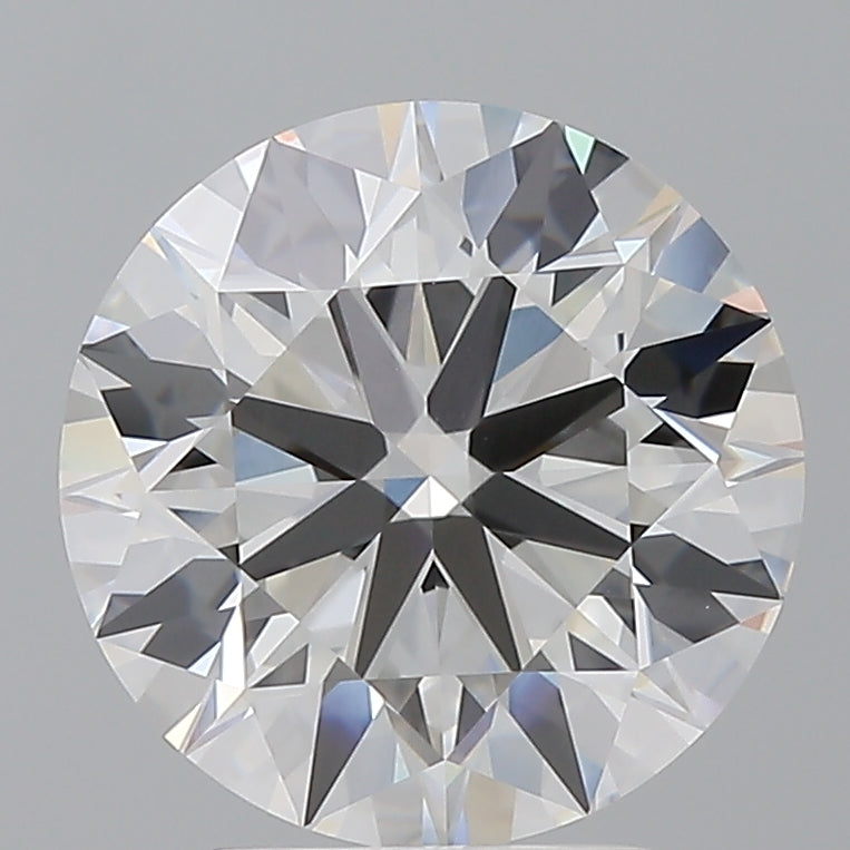 4.04 Carat Round Shaped, Ideal Cut, E Color, VVS2 Clarity, IGI Certified Lab Grown Diamond