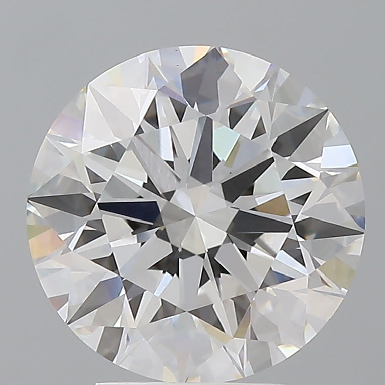 4.09 Carat Round Shaped, Ideal Cut, E Color, VVS2 Clarity, IGI Certified Lab Grown Diamond