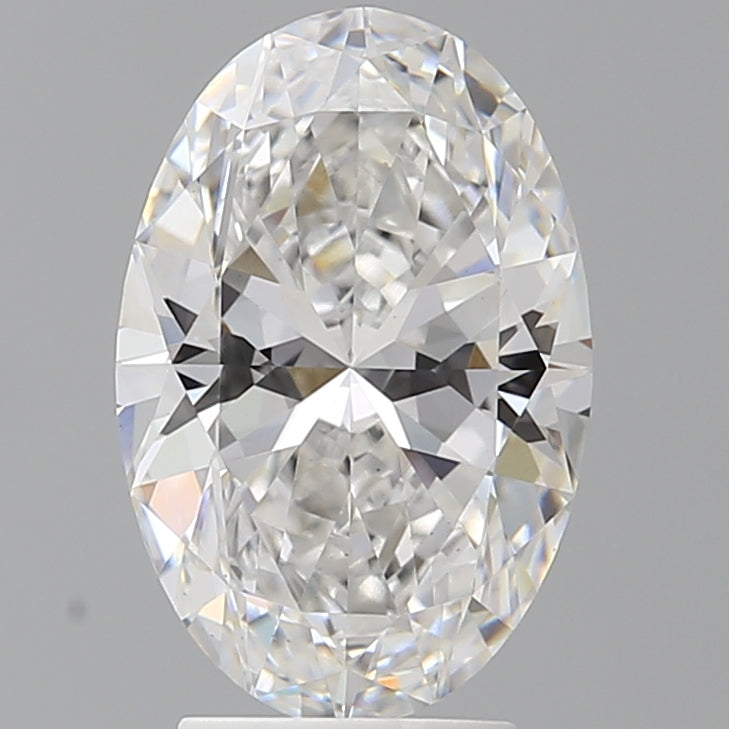 3.59 Carat Oval Shaped, Ideal Cut, E Color, VS1 Clarity, IGI Certified Lab Grown Diamond