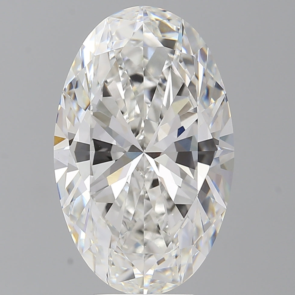 7.06 Carat Oval Shaped, Ideal Cut, F Color, VVS2 Clarity, IGI Certified Lab Grown Diamond