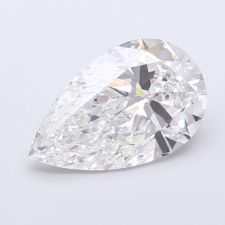 2.02 Carat Pear Shaped, Very Good Cut, E Color, VVS2 Clarity, IGI Certified Lab Grown Diamond