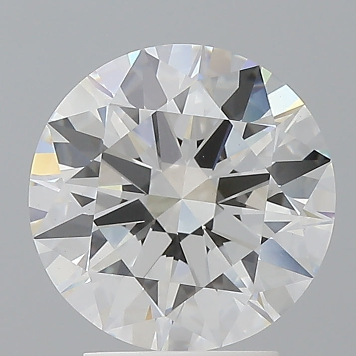 3.05 Carat Round Shaped, Ideal Cut, F Color, VVS2 Clarity, IGI Certified Lab Grown Diamond