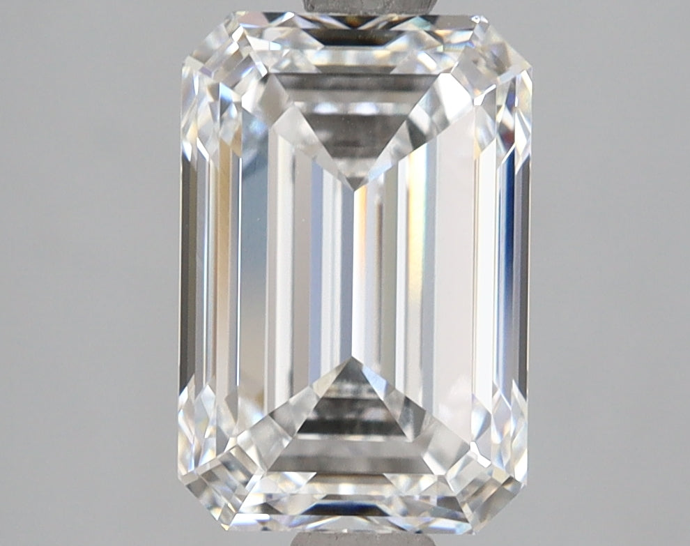 3.06 Carat Emerald Shaped, Ideal Cut, D Color, IF Clarity, IGI Certified Lab Grown Diamond