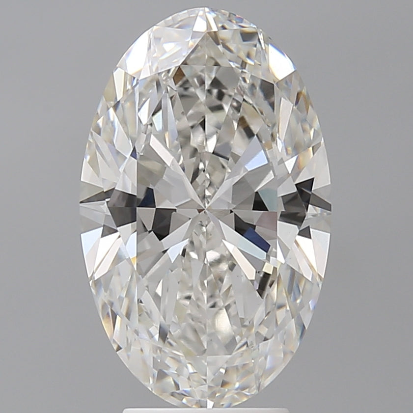 4.60 Carat Oval Shaped, Ideal Cut, F Color, VVS2 Clarity, IGI Certified Lab Grown Diamond