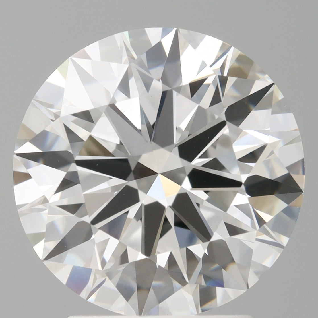 3.08 Carat Round Shaped, Ideal Cut, E Color, VVS2 Clarity, IGI Certified Lab Grown Diamond