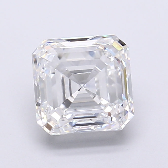 2.83 Carat Asscher Shaped, Very Good Cut, D Color, VVS1 Clarity, IGI Certified Lab Grown Diamond