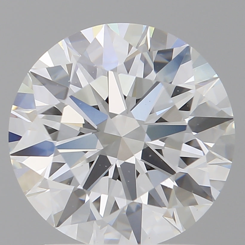 2.09 Carat Round Shaped, Ideal Cut, E Color, VS1 Clarity, IGI Certified Lab Grown Diamond