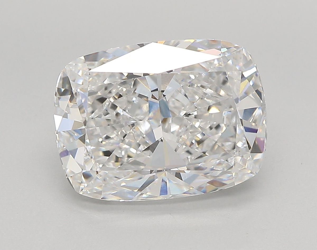 4.53 Carat Cushion Shaped, Very Good Cut, D Color, VVS1 Clarity, IGI Certified Lab Grown Diamond