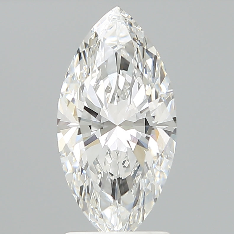 2.10 Carat Marquise Shaped, Ideal Cut, E Color, VVS2 Clarity, IGI Certified Lab Grown Diamond