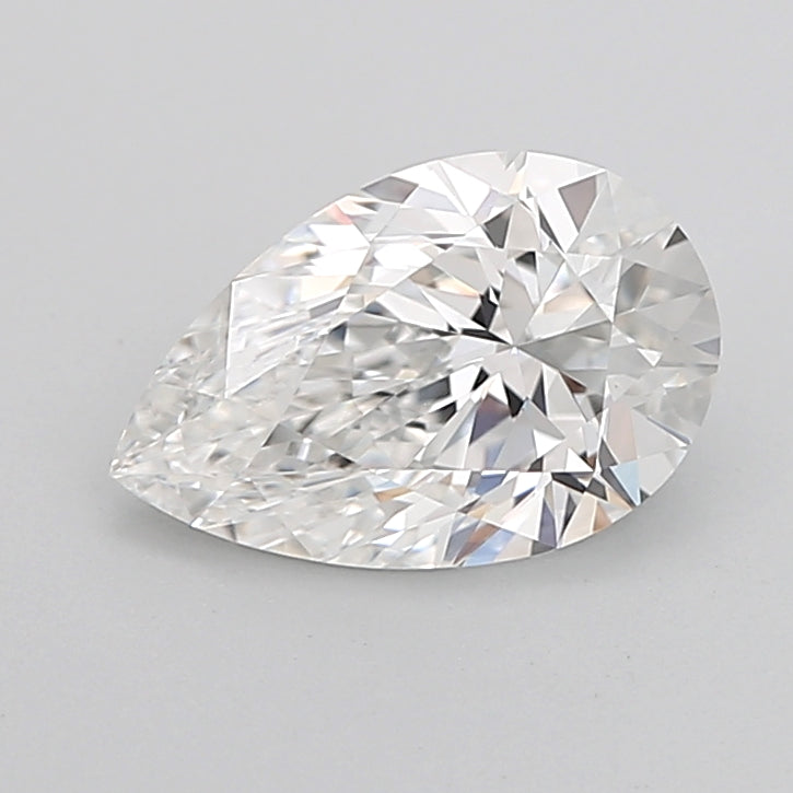 1.54 Carat Pear Shaped, Ideal Cut, E Color, IF Clarity, IGI Certified Lab Grown Diamond