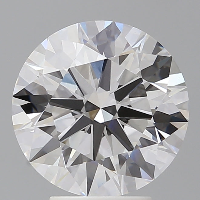 4.10 Carat Round Shaped, Ideal Cut, E Color, VVS2 Clarity, IGI Certified Lab Grown Diamond