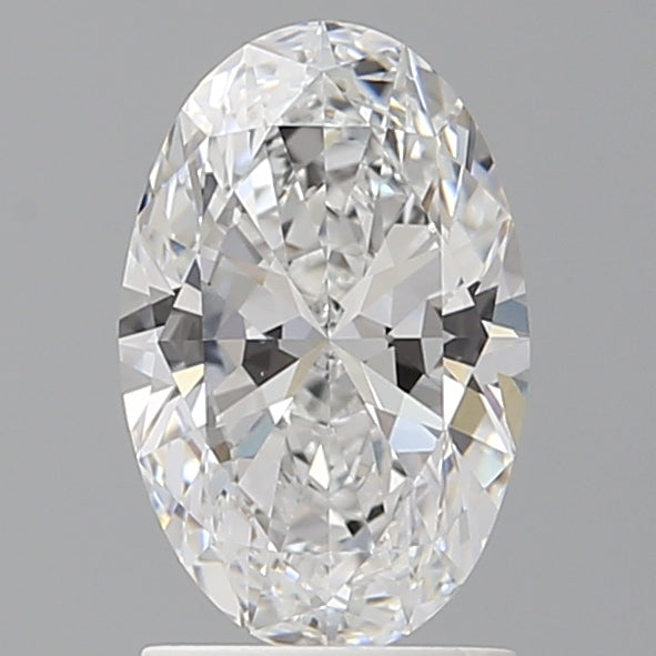 1.60 Carat Oval Shaped, Ideal Cut, D Color, VVS2 Clarity, IGI Certified Lab Grown Diamond