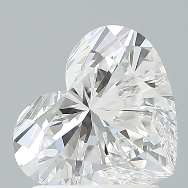 1.58 Carat Heart Shaped, Ideal Cut, D Color, VVS2 Clarity, IGI Certified Lab Grown Diamond