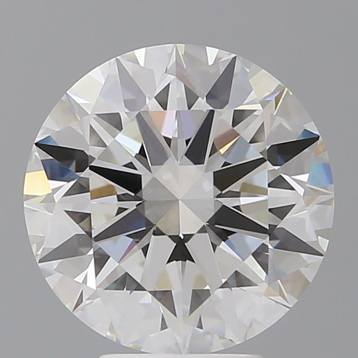 5.51 Carat Round Shaped, Excellent Cut, F Color, VVS2 Clarity, IGI Certified Lab Grown Diamond