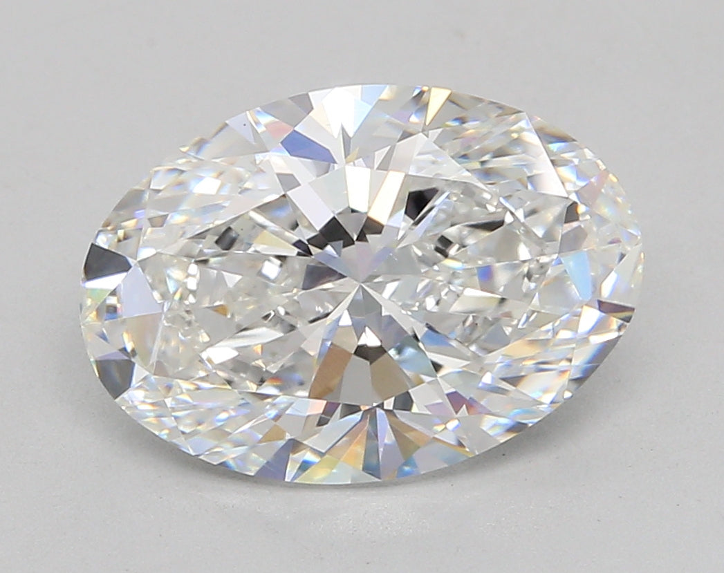 5.01 Carat Oval Shaped, Ideal Cut, E Color, VS2 Clarity, IGI Certified Lab Grown Diamond