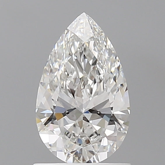 1.10 Carat Pear Shaped, Ideal Cut, F Color, VVS1 Clarity, IGI Certified Lab Grown Diamond