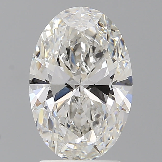 2.55 Carat Oval Shaped, Ideal Cut, F Color, VVS2 Clarity, IGI Certified Lab Grown Diamond