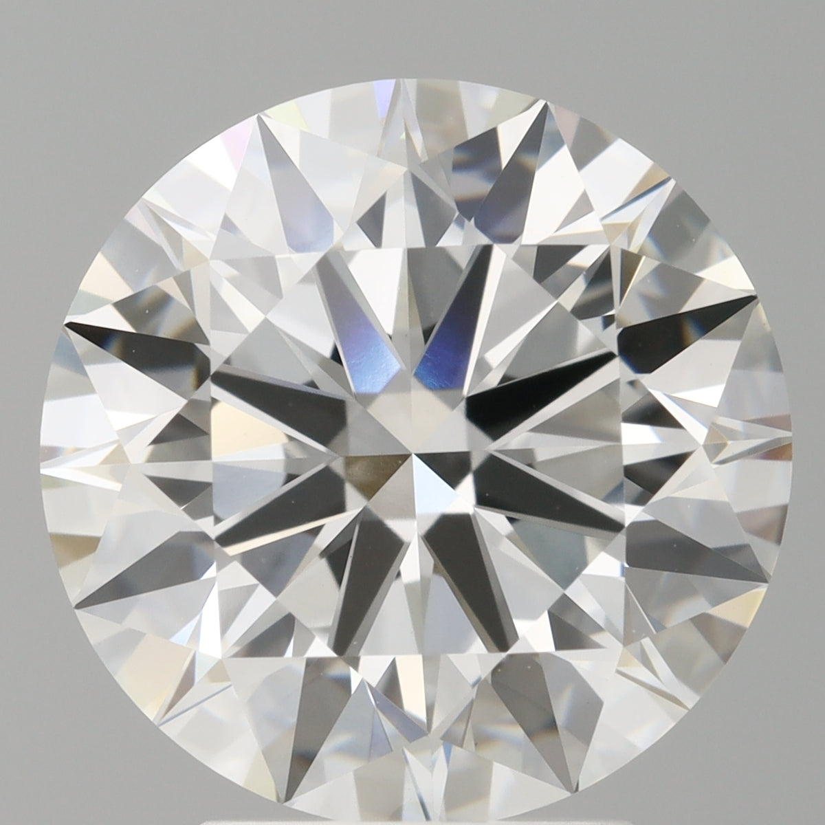 4.08 Carat Round Shaped, Ideal Cut, F Color, VVS2 Clarity, IGI Certified Lab Grown Diamond
