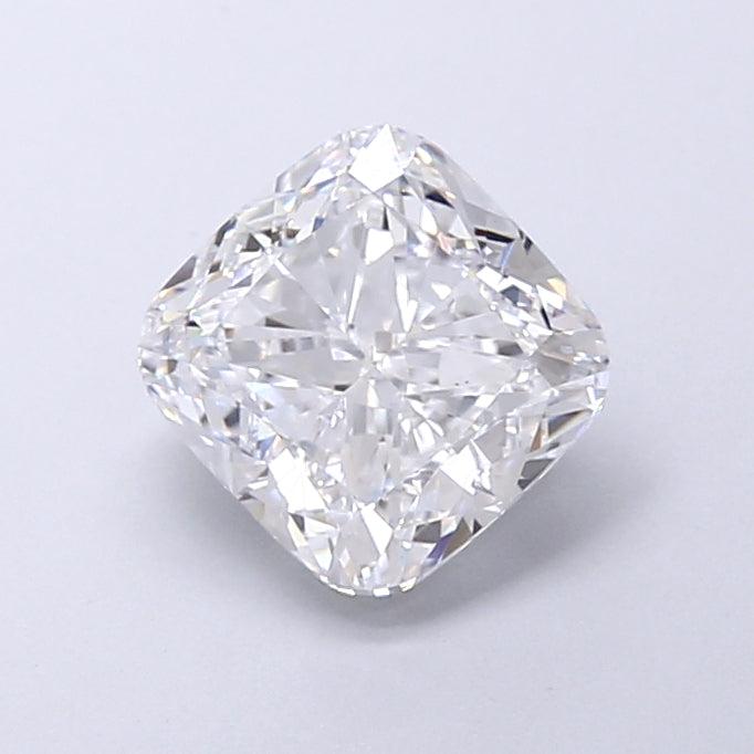 2.52 Carat Cushion Shaped, Very Good Cut, D Color, VVS2 Clarity, IGI Certified Lab Grown Diamond
