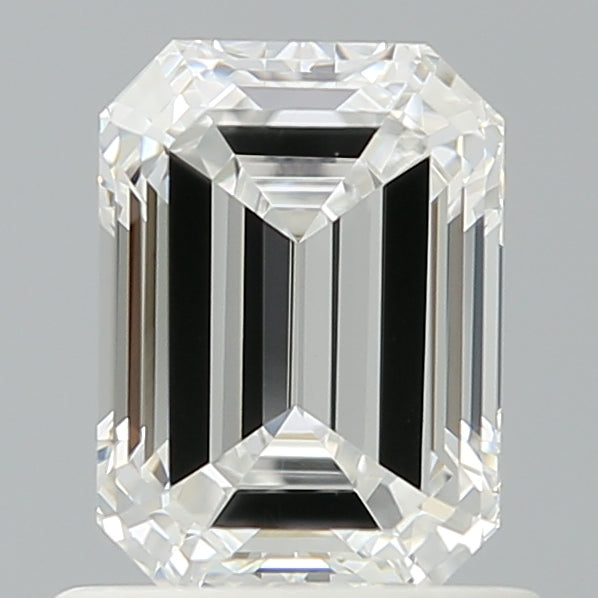 1.08 Carat Emerald Shaped, Ideal Cut, E Color, VS1 Clarity, IGI Certified Lab Grown Diamond
