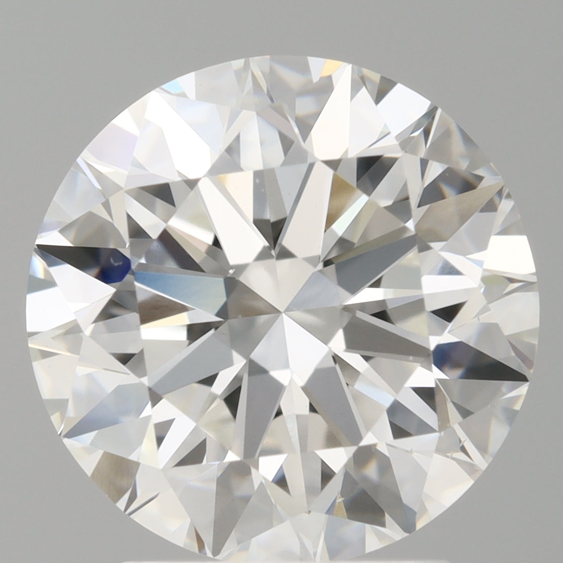 2.96 Carat Round Shaped, Excellent Cut, E Color, VS1 Clarity, IGI Certified Lab Grown Diamond