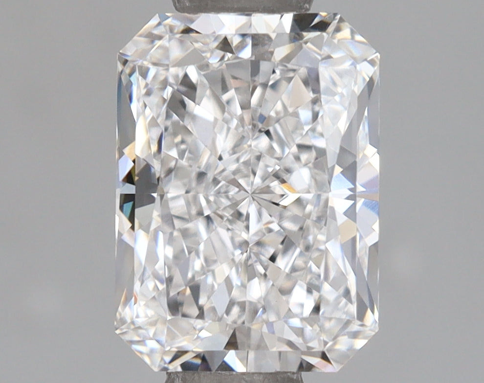 1.54 Carat Radiant Shaped, Ideal Cut, D Color, IF Clarity, IGI Certified Lab Grown Diamond