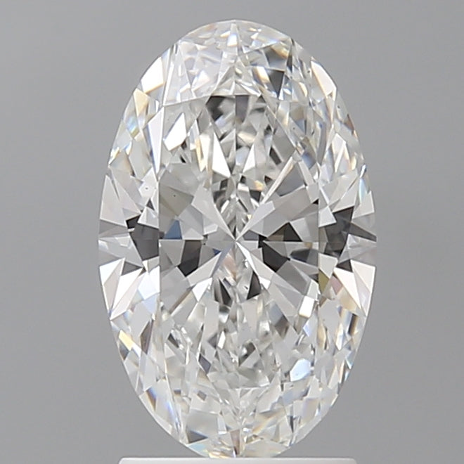 2.08 Carat Oval Shaped, Ideal Cut, E Color, VS1 Clarity, IGI Certified Lab Grown Diamond