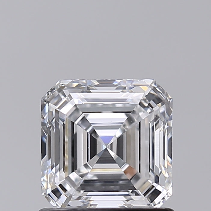 1.02 Carat Asscher Shaped, Very Good Cut, E Color, VVS2 Clarity, IGI Certified Lab Grown Diamond