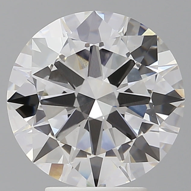 4.03 Carat Round Shaped, Excellent Cut, E Color, VVS2 Clarity, IGI Certified Lab Grown Diamond