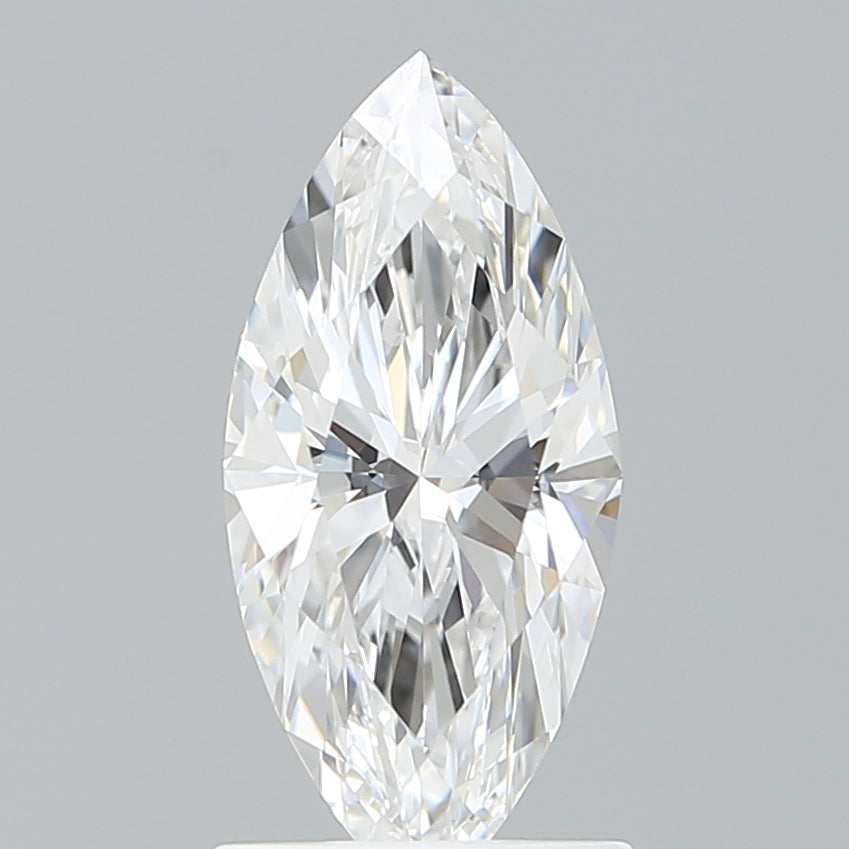 1.33 Carat Marquise Shaped, Ideal Cut, D Color, VVS2 Clarity, IGI Certified Lab Grown Diamond