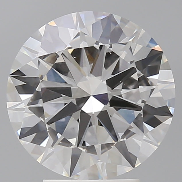 4.02 Carat Round Shaped, Excellent Cut, E Color, VS1 Clarity, IGI Certified Lab Grown Diamond
