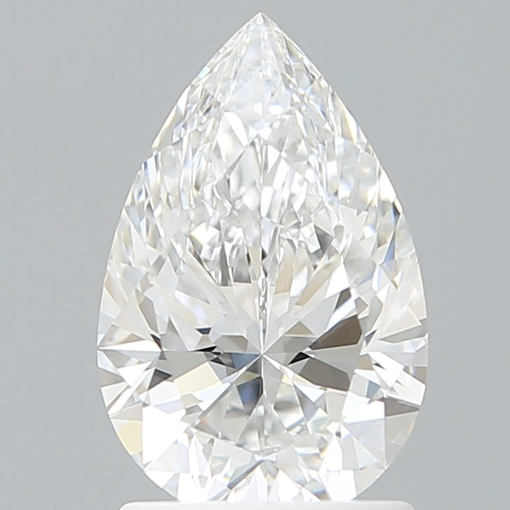 1.59 Carat Pear Shaped, Ideal Cut, D Color, VVS2 Clarity, IGI Certified Lab Grown Diamond
