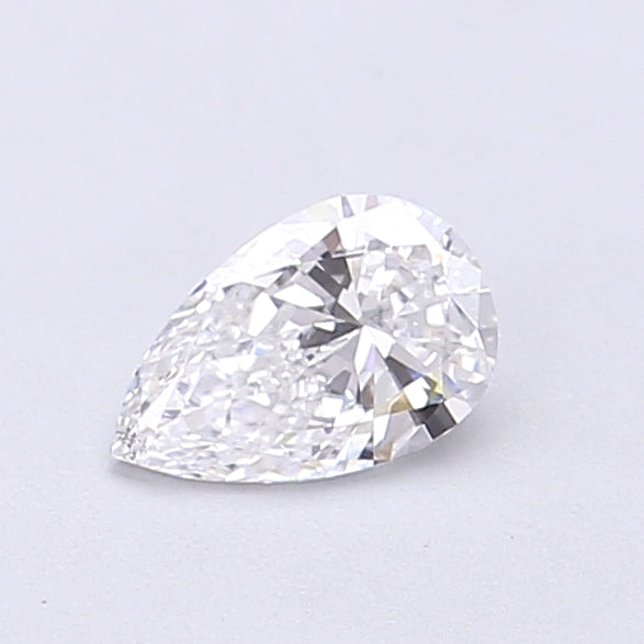 0.40 Carat Pear Shaped, Very Good Cut, D Color, VS2 Clarity, IGI Certified Lab Grown Diamond