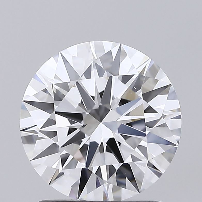 1.54 Carat Round Shaped, Ideal Cut, D Color, VS1 Clarity, IGI Certified Lab Grown Diamond