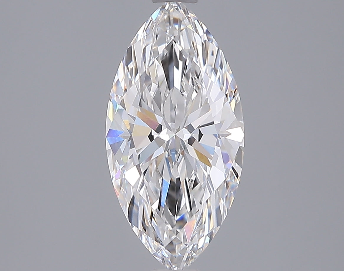 2.04 Carat Marquise Shaped, Ideal Cut, E Color, VVS2 Clarity, IGI Certified Lab Grown Diamond