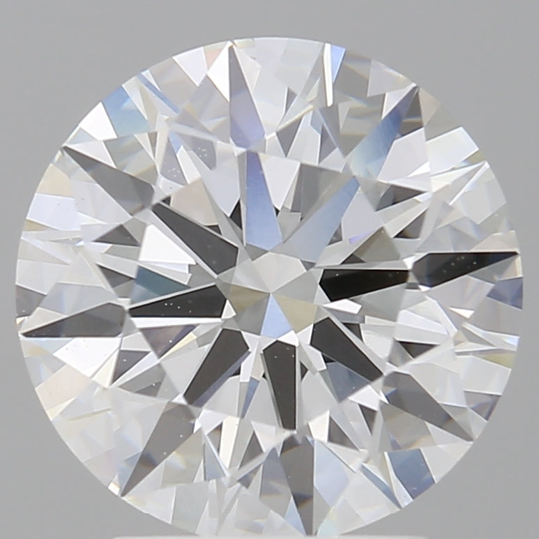3.05 Carat Round Shaped, Ideal Cut, F Color, VVS2 Clarity, IGI Certified Lab Grown Diamond