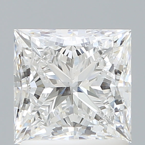 1.58 Carat Princess Shaped, Ideal Cut, D Color, VVS1 Clarity, IGI Certified Lab Grown Diamond